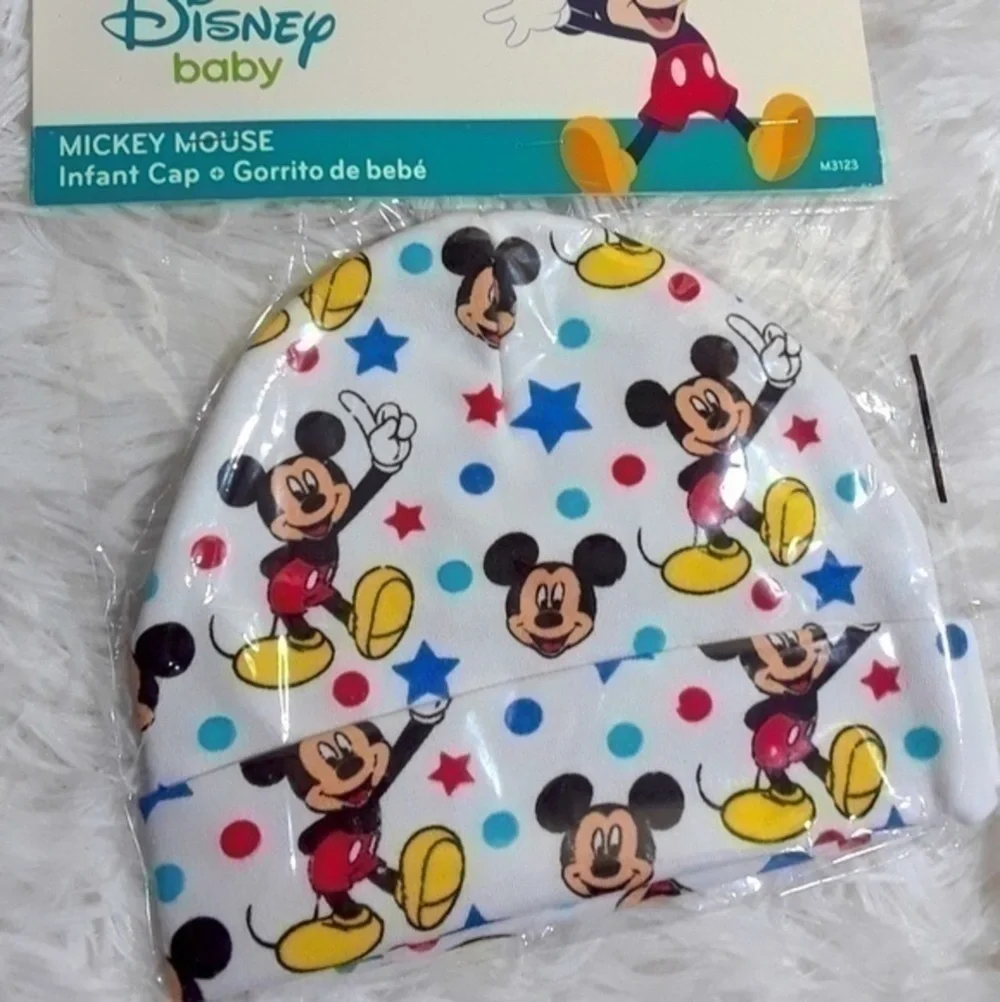 ☄Disney Baby Mickey Mouse Skully Cap-OS